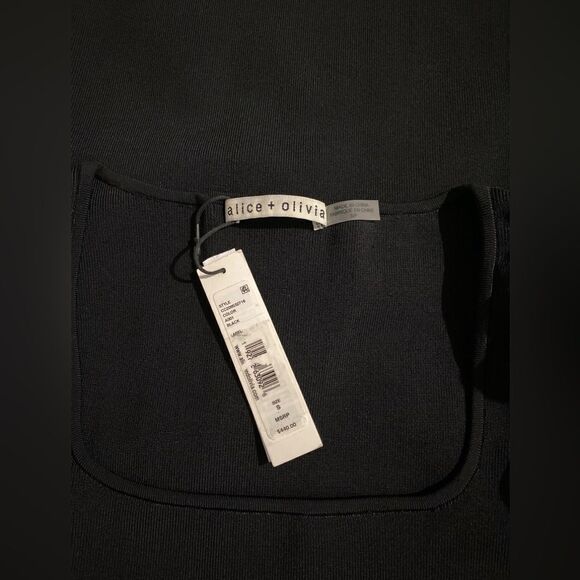 Alice + Olivia Puff Sleeve Knit Minidress size S - Picture 9 of 10